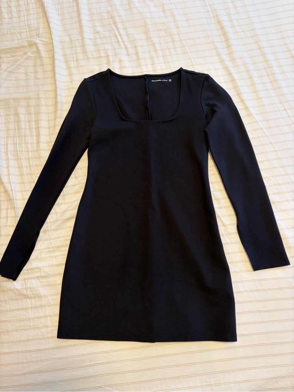 Abercrombie & Fitch Black Long Mini Dress